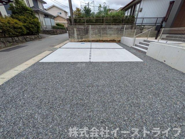 【新築戸建】　(予約あり)　いわき市常磐上湯長谷町第3　全2棟　長期優良住宅の駐車場|カースペースです。3台駐車可能！