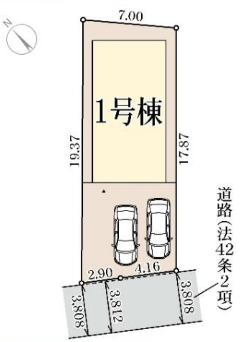 加古川市野口町長砂 第9　　山陽電鉄「浜の宮駅」徒歩14分の区画図