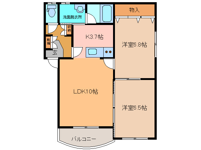 ブリスヴィラの間取り