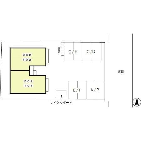 エスペランサ２１の区画図