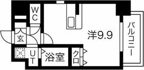 THE RESIDENCE SHIGAHONDORI 　駐車場2番空きの間取り