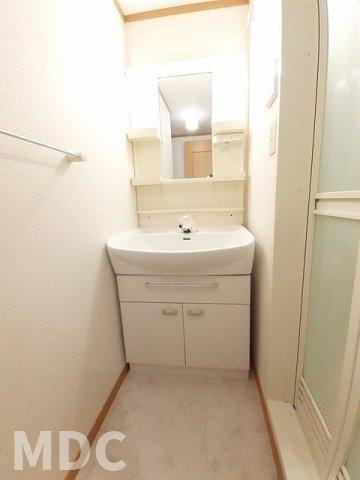 徳島市八万町千鳥のアパートの洗面所