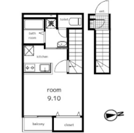 casa di comodoの間取り