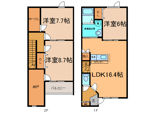 Seven Rize(セブンライズ)の間取り