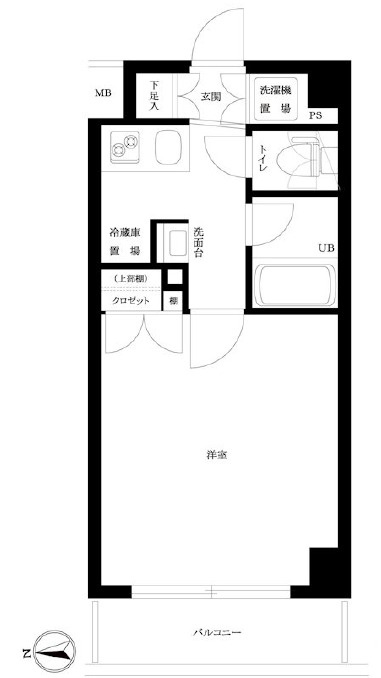 ルーブル高田馬場参番館の間取り