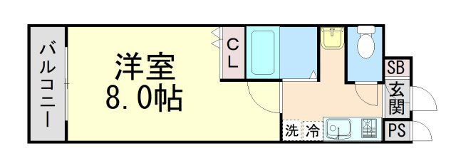 ジェヌイン本山の間取り