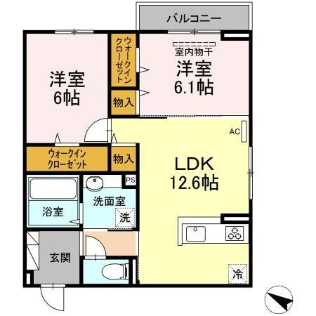 ラ・フィーグ古江東の間取り