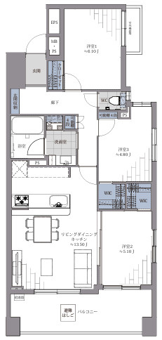 ライオンズ板橋氷川町の間取り