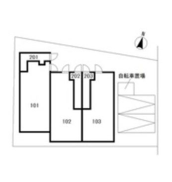 アイランド　ヴィレッジ八千代の区画図