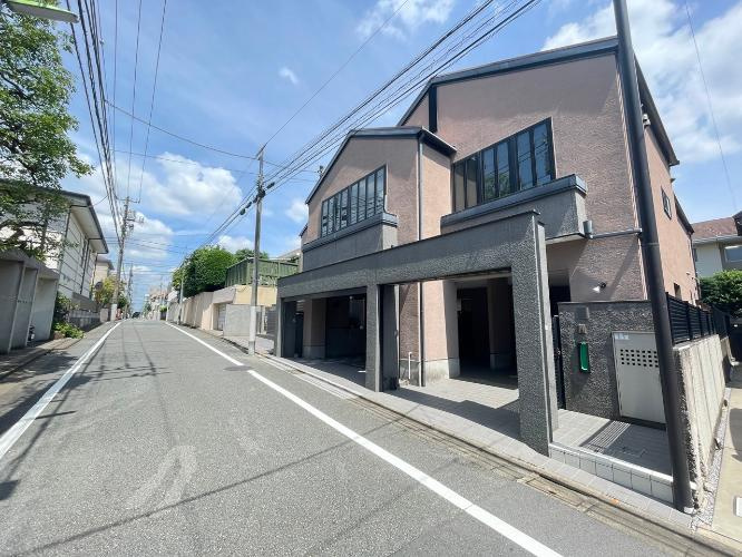 世田谷区等々力5丁目の前面道路含む現地写真