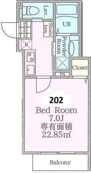 【間取り】 | エクレール中央林間2(エクレールチュウオウリンカンⅡ)