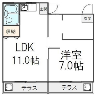 【間取り】 | メゾンエクセＫ