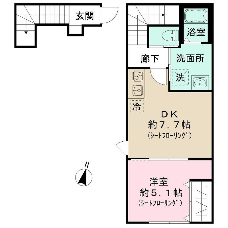 アイランド　ヴィレッジ八千代の間取り