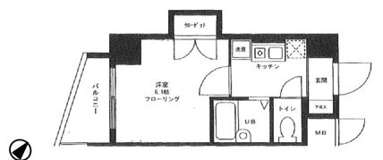 【間取り】 | ステージファースト三宿
