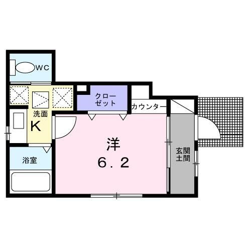 アロハ壱番館の間取り