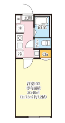 N-harbor Lagoon小机町の間取り