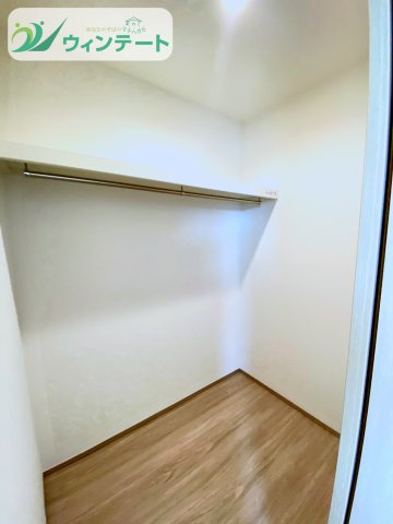 土浦市真鍋5丁目2086番　新築戸建　A号棟の収納|ウォークインクローゼットがあることで、生活空間がすっきり。整理整頓しやすい収納スペースです。