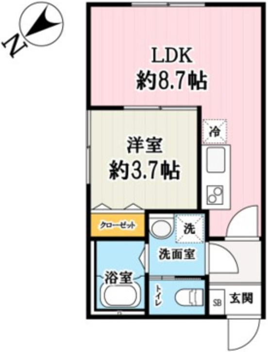 仮）キャメル久米川4の間取り