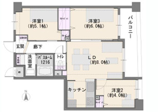 ナイスアーバン五反野の間取り