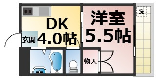 【間取り】 | エルドムス陽光一番館　仲介手数料無料
