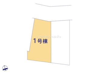 【区画図】 | 名古屋市中村区日比津町１丁目58-1【仲介手数料無料】新築一戸建て　1号棟