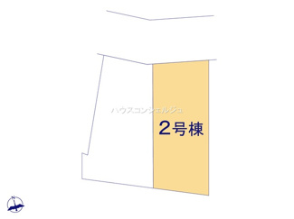 【区画図】 | 名古屋市中村区日比津町１丁目58-1【仲介手数料無料】新築一戸建て　2号棟