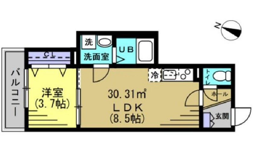 シャイネクス馬橋の間取り
