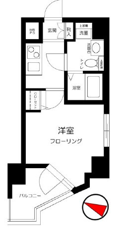 クレアシオン門前仲町の間取り