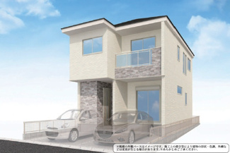 【外観パース】 | 名古屋市港区西川町１丁目22-9【仲介手数料無料】新築一戸建て　1号棟