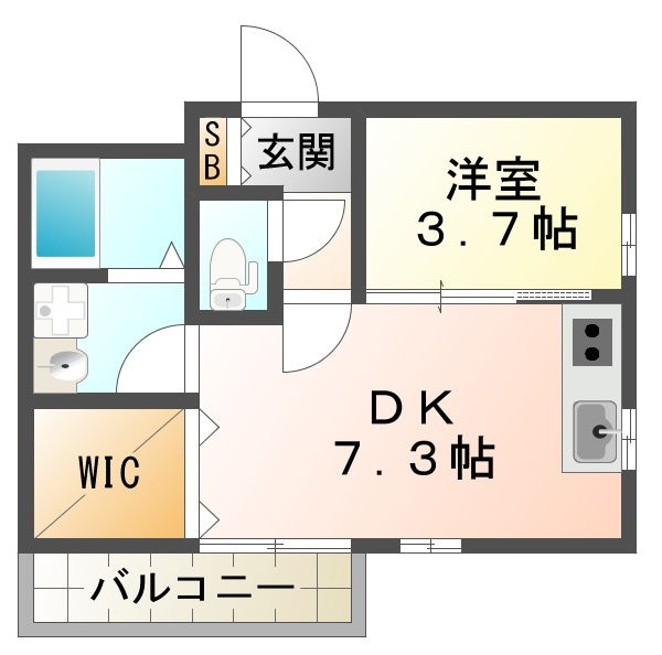 Blanc垂水駅前の間取り