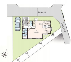さいたま市西区宮前町　中古戸建ての区画図