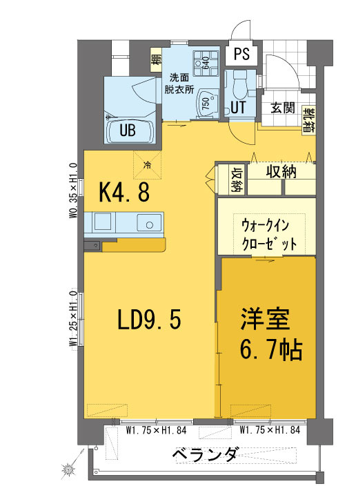 Ｓｋｙ　ｖｉｅｗ（スカイビュー）の間取り