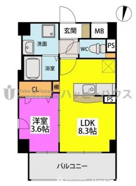 【間取り】 | グラン　ソレイユ大橋