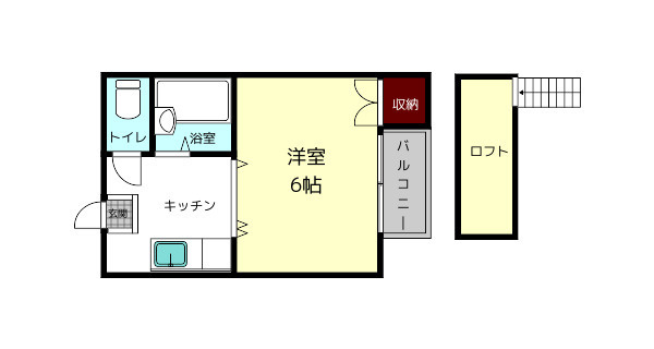 パインハイツ生駒の間取り