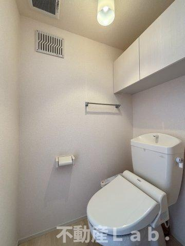 グランソレイユ　A棟のトイレ|※同一建物別号室のお写真です。