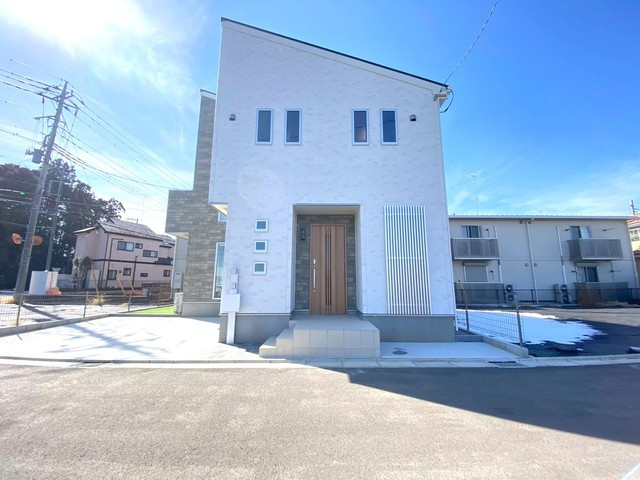 川越市安比奈新田の前面道路含む現地写真