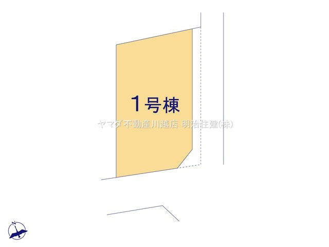 川越市上戸新町3期の区画図
