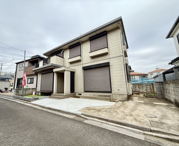 川越市大塚　中古の前面道路含む現地写真