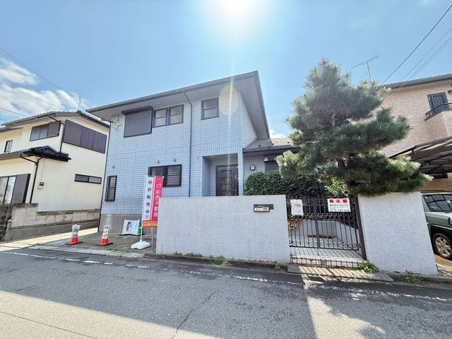 川越市かすみ野　中古の前面道路含む現地写真