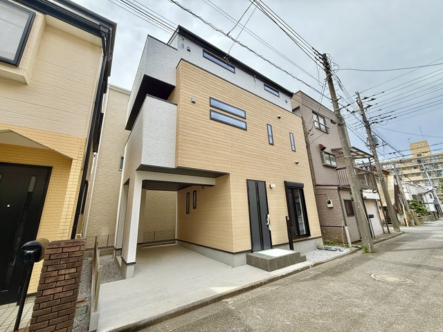 ふじみ野市丸山の前面道路含む現地写真