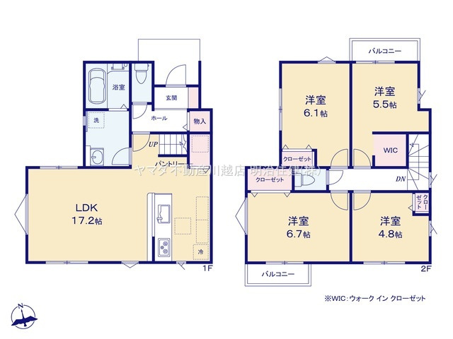 川越市砂1期の間取り