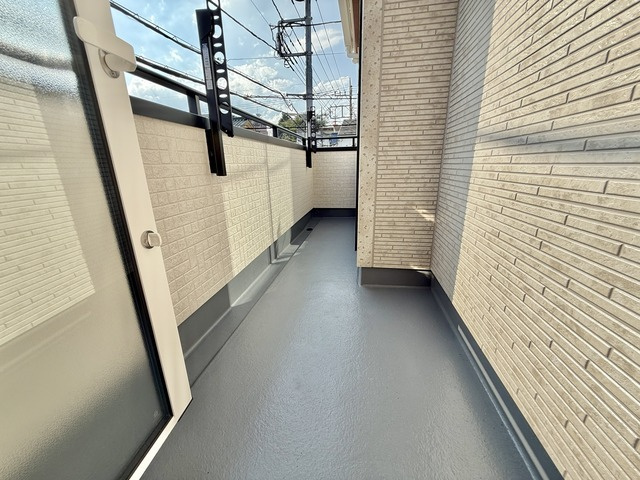 川越市岸町2丁目のバルコニー