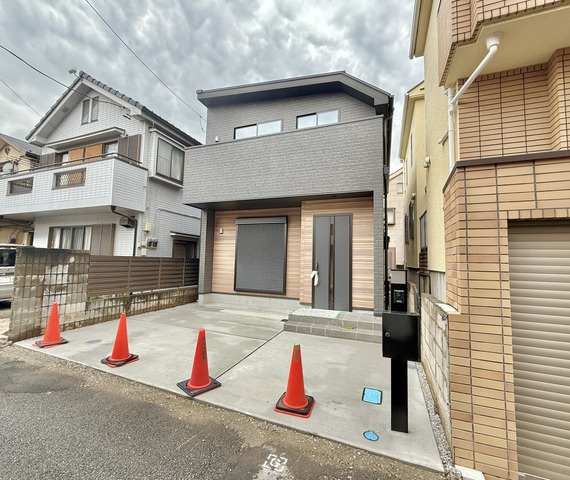 川越市砂新田11期の前面道路含む現地写真