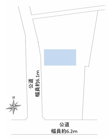 羽生市上新郷　中古の区画図