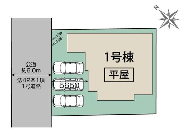 川越市日東町2期の区画図