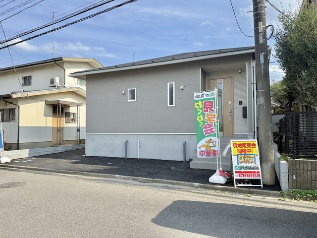 川越市笠幡第45の前面道路含む現地写真