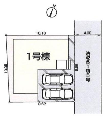 川越市天沼新田の区画図