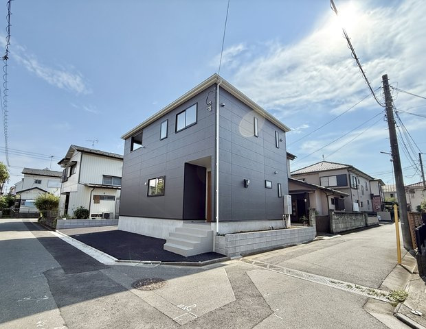 川越市下広谷第14の前面道路含む現地写真