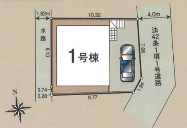 川越市仙波町第3の区画図