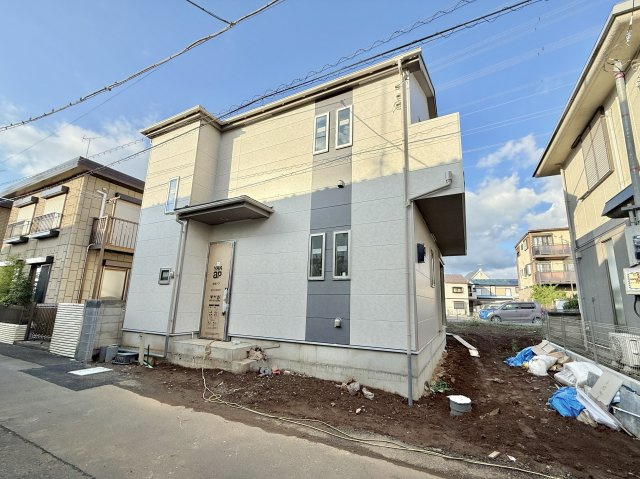 川越市下新河岸の前面道路含む現地写真